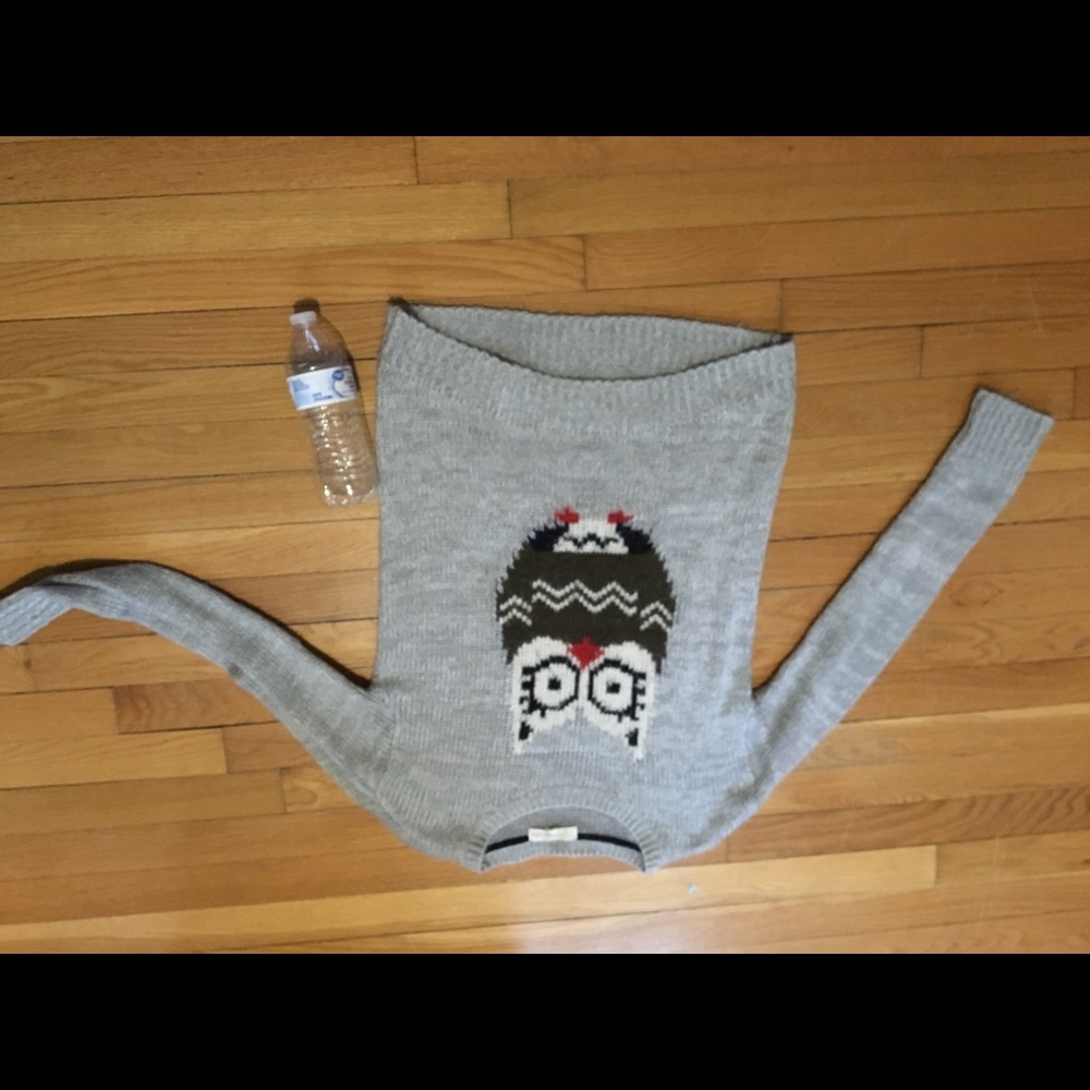 Owl print sweater, Kohls brand
